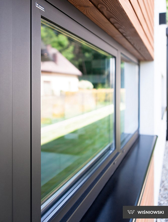 zdjęcie przedstawiające okna aluminiowe futuro od firmy wiśniowski