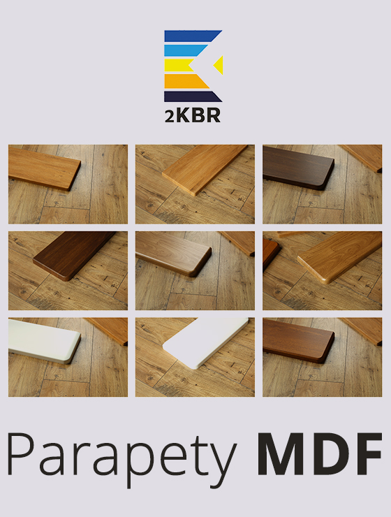 zdjęcie przedstawiające katalog parapetów mdf, których producentem jest firma 2kbr